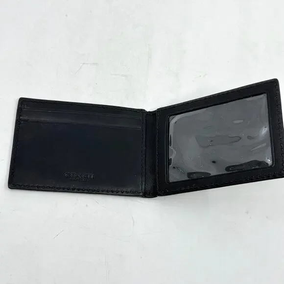 COACH Leather ID & Card Holder - Picture 3 of 4